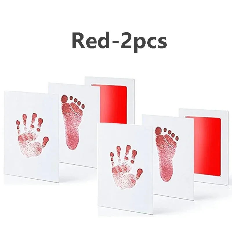 Hand- och Fotavtryck Ink Pads – 2/4-pack Toxinfria Set
