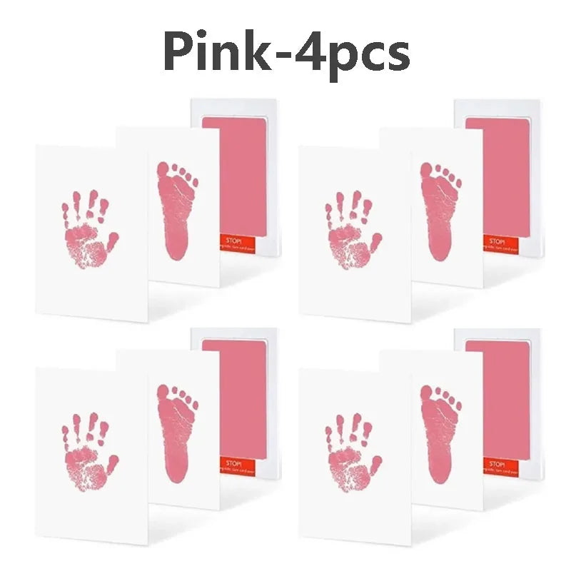 Hand- och Fotavtryck Ink Pads – 2/4-pack Toxinfria Set
