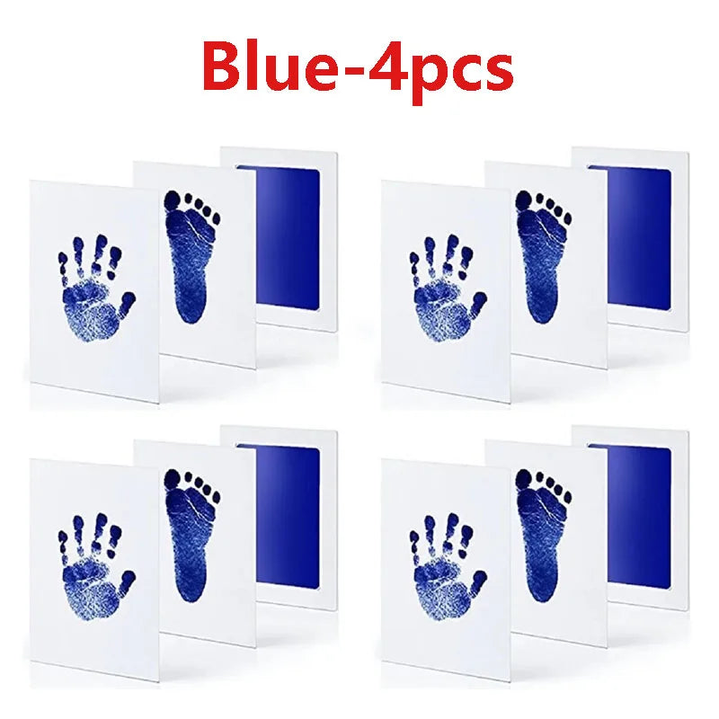 Hand- och Fotavtryck Ink Pads – 2/4-pack Toxinfria Set