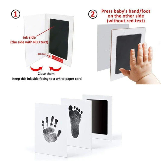 Hand- och Fotavtryck Ink Pads – 2/4-pack Toxinfria Set