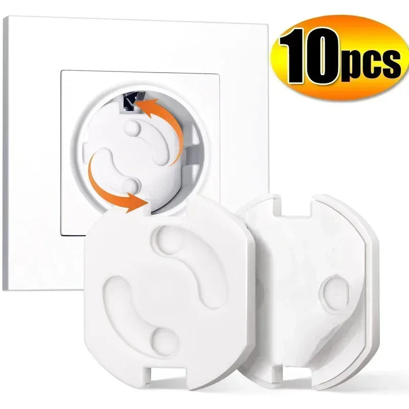 Elsäkerhetsplugg för Barn – 1/10-pack Uttagsskydd