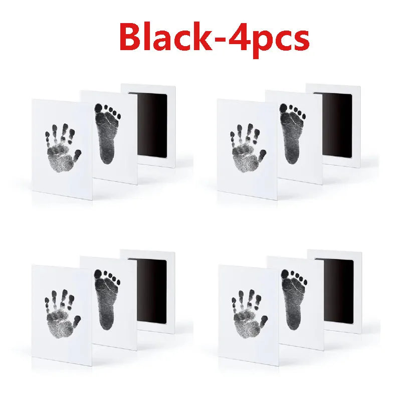 Hand- och Fotavtryck Ink Pads – 2/4-pack Toxinfria Set